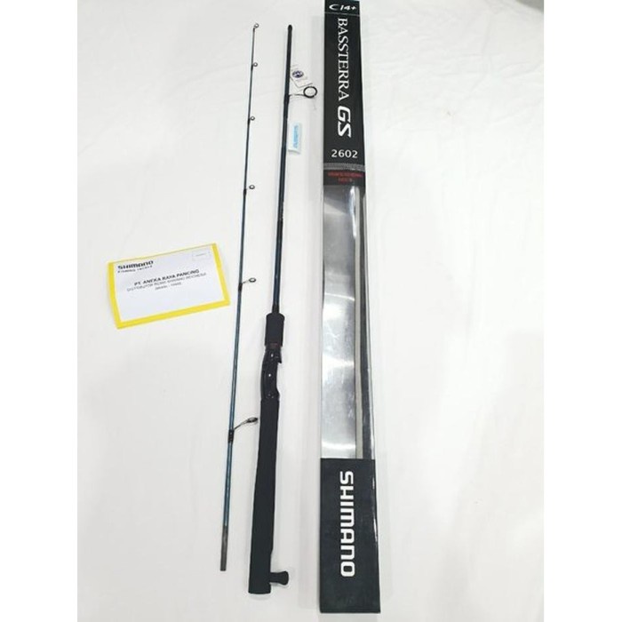 Termurah.. Joran Shimano Bassterra Gs 2602 180Cm 8-16Lb Cv
