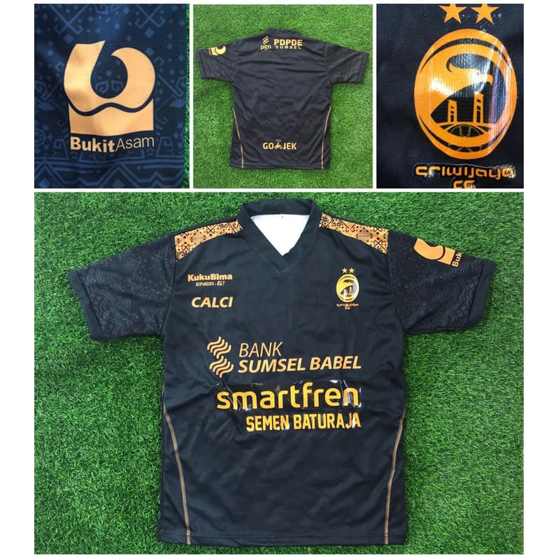 PROMO HITAM jersey sriwijaya third grade ori liga 1 2018 2019 LIMITED