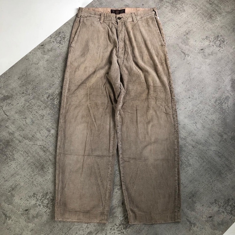 Celana Corduroy Highwaist Abercrombie