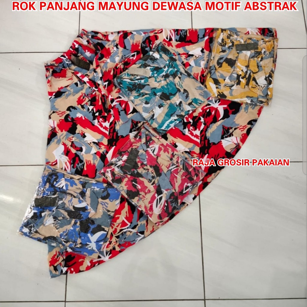 Rok Panjang Mayung Dewasa Motif Abstrak