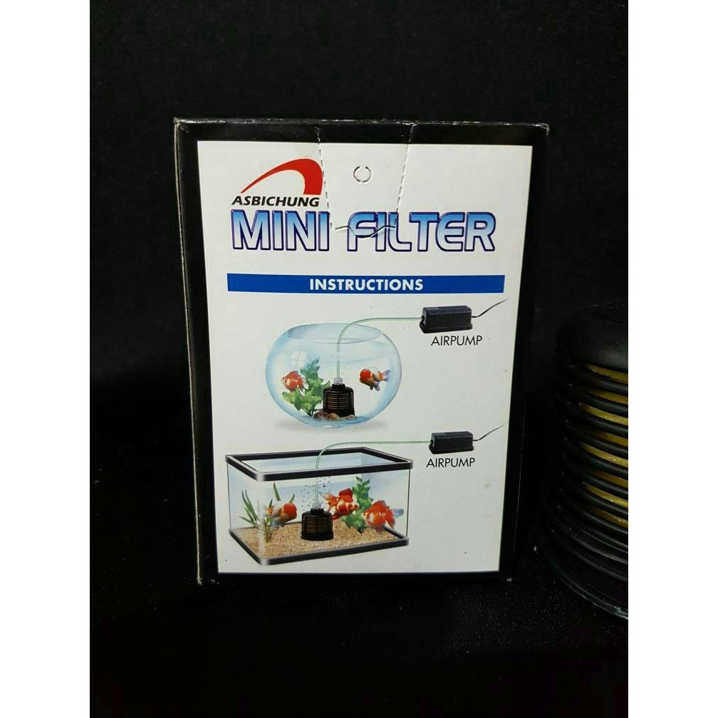 Mini Filter Filter Kecil Aquarium Bulat Air Powered Filter