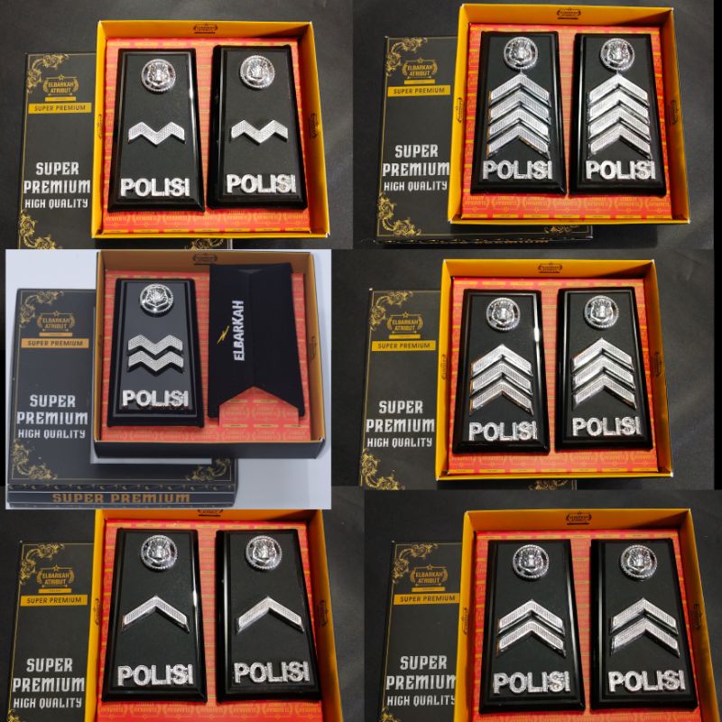 PANGKAT POLISI BINTARA TERBARU FUL AKRILIK DOV/MIKA ASLI GROSIR TERMURAH[100%original] #86
