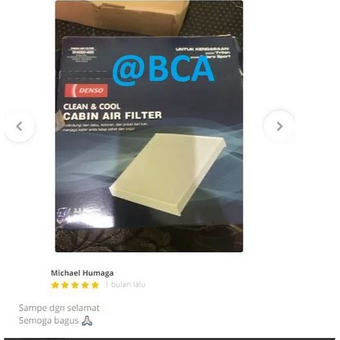 FILTER AC Mobil Pajero - Strada - Triton DENSO ORIGINAL