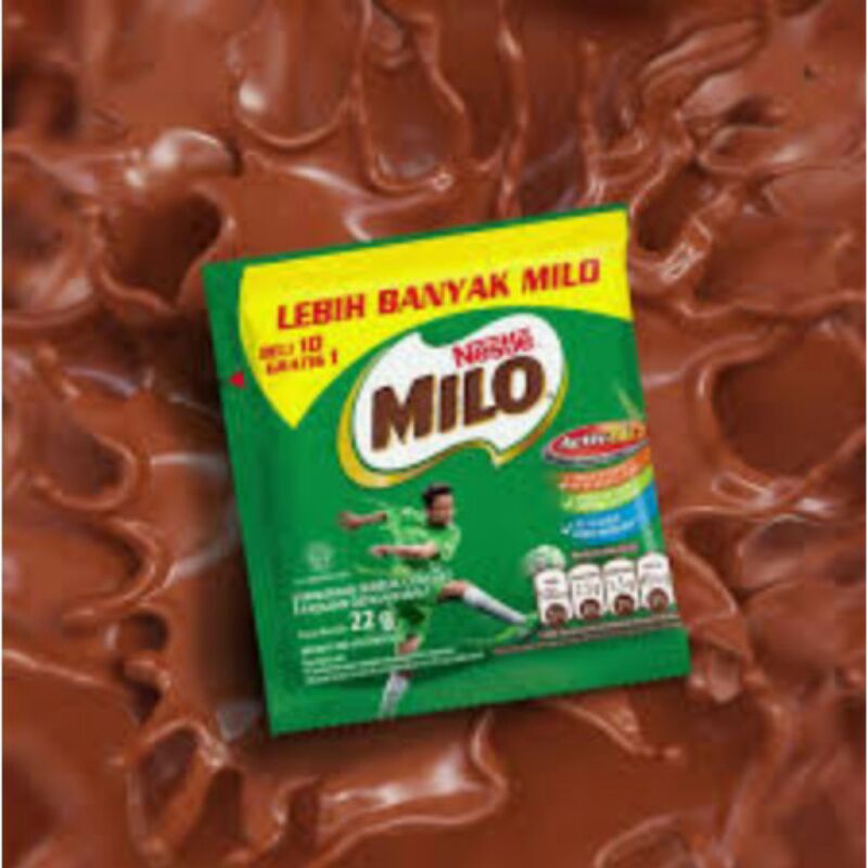 

Milo Sachet 22 Gram Renceng / Milo active go 10 +1 Sachet