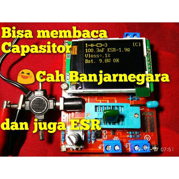 ESR meter - smart tester - komponen tester - GM328