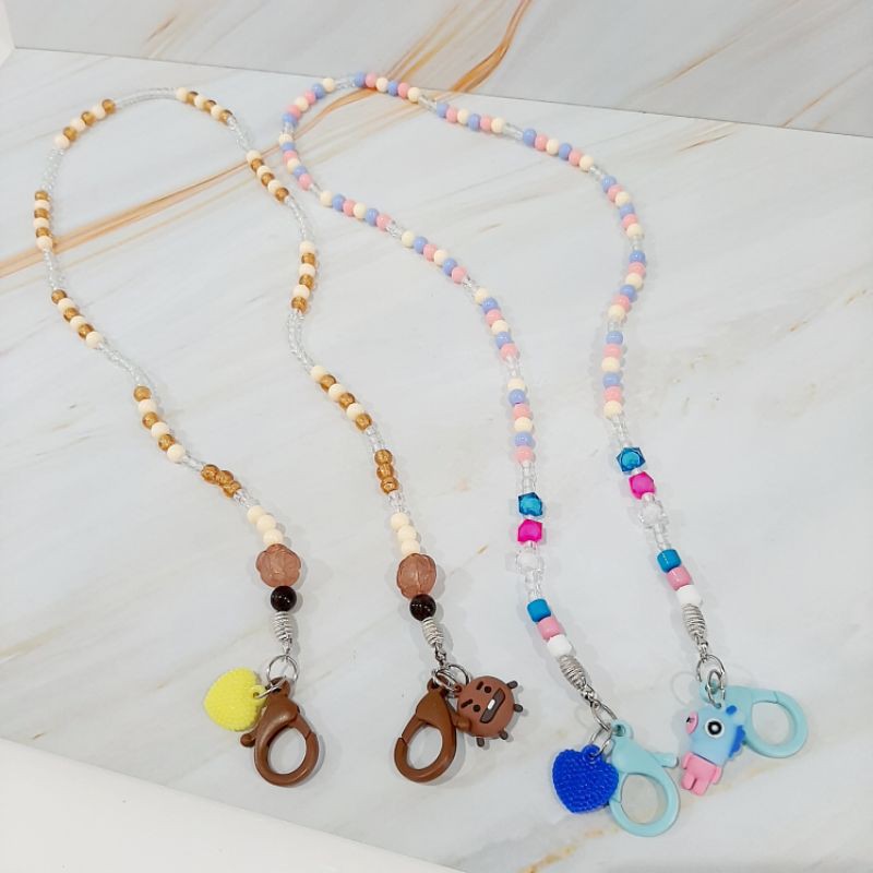 KALUNG MASKER MANIK MANIK (STRAP / TALI GANTUNGAN MASKER KOREA BTS) #21