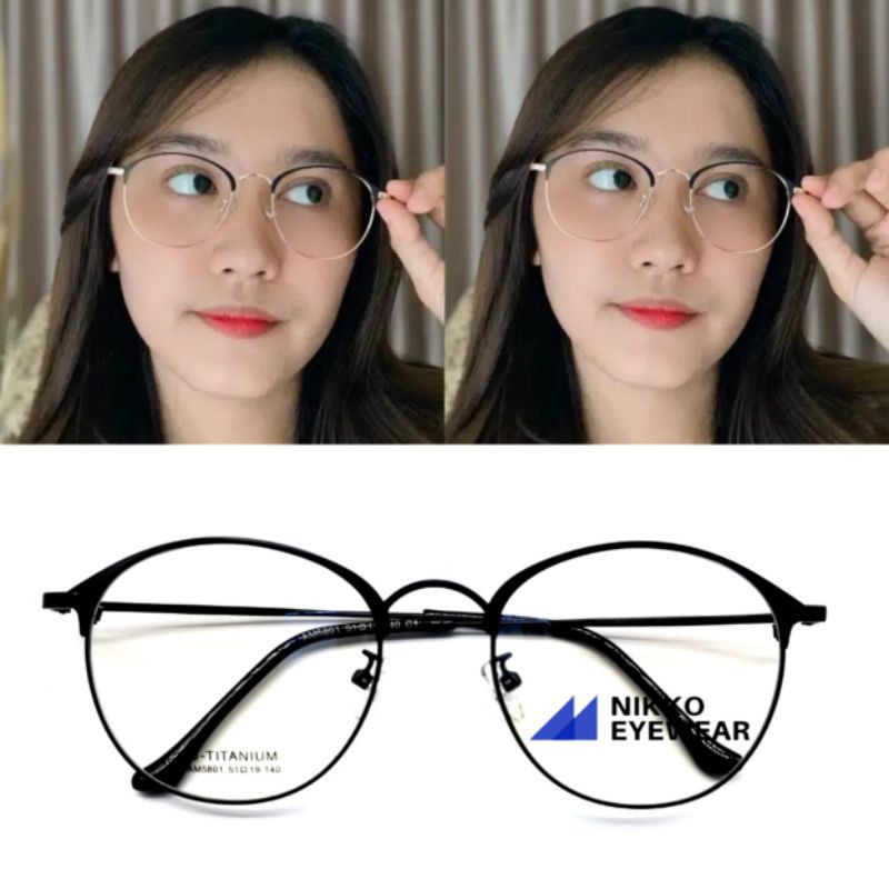 Frame Kacamata AM5801,Gratis Lensa Minus,Kacamata Antiradiasi,Kacamata baca,Kacamata Korea