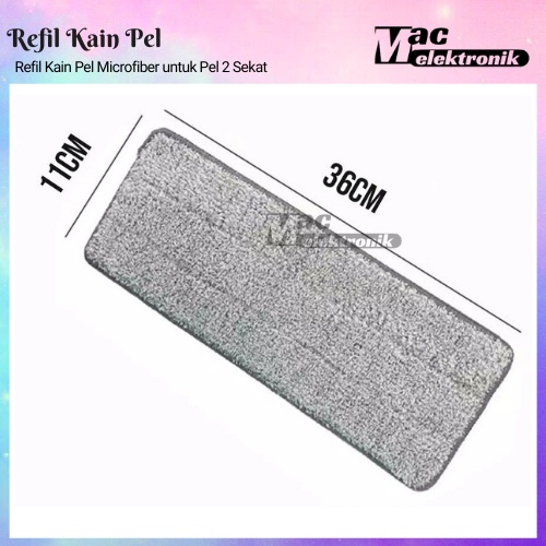 Refill Kain Pel Microfiber Standing Mop Alat Pel Kain Pel Microfiber Standing Mop Alat Pel PENGAIT KANAN KIRI