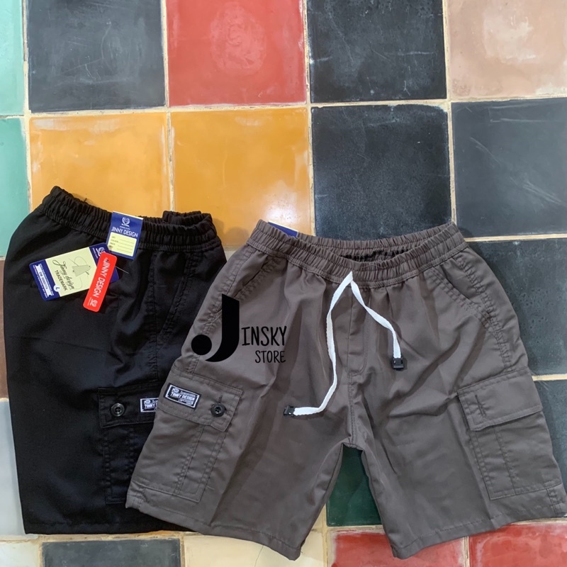 Celana Pendek Pria Boardshort Fashion Kantong Nyaman Santai Kolor Karet Premium Original