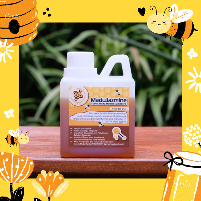 

MADU JASMINE 500g - MADU ASLI - MADU MURNI - MADU HUTAN - MADU PROMIL