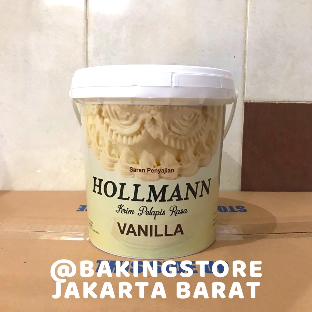 

Hollman Butter Cream vanilla 1 kg | Hollmann Buttercream Vanila