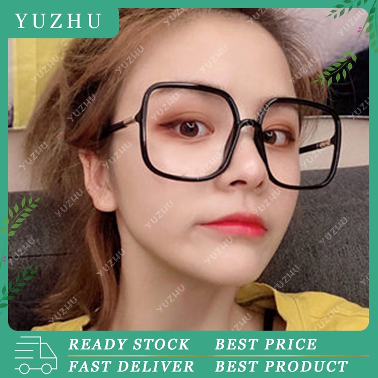 (YUZHU) Big Square Women Sunglass Merek Desainer INS Fashion Style Sunglasses