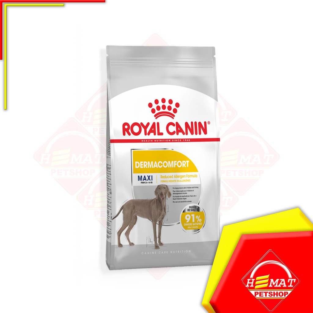 Makanan Anjing Royal Canin Adult Maxi Dermacomfort 3 kg - Dry Food Dog Food Maxi Dermacomfort 3kg