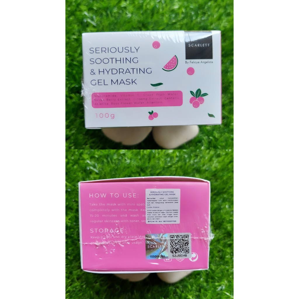 Scarlett Whitening Mask Be Happy and Pretty / Masker Wajah Scarlett 100g