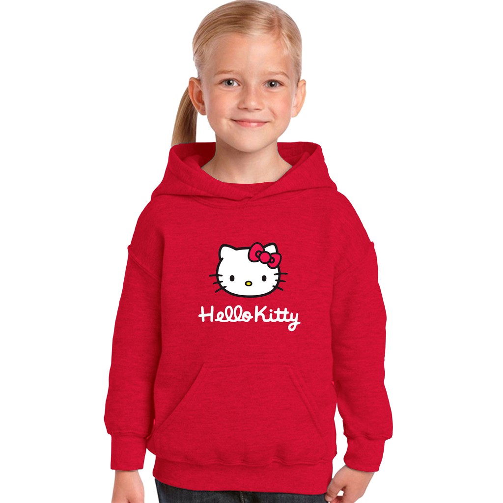 Jaket switer anak hello kitty jaket hoodie anak laki laki / perempuan Bahan Premium