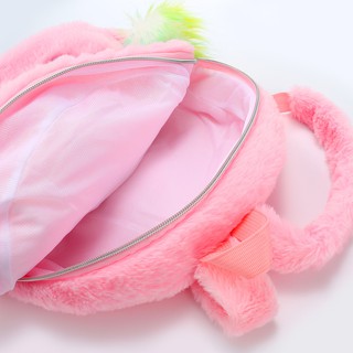 Ransel Unicorn Bulu Fluffy TU018 tas sekolah tk sd anak
