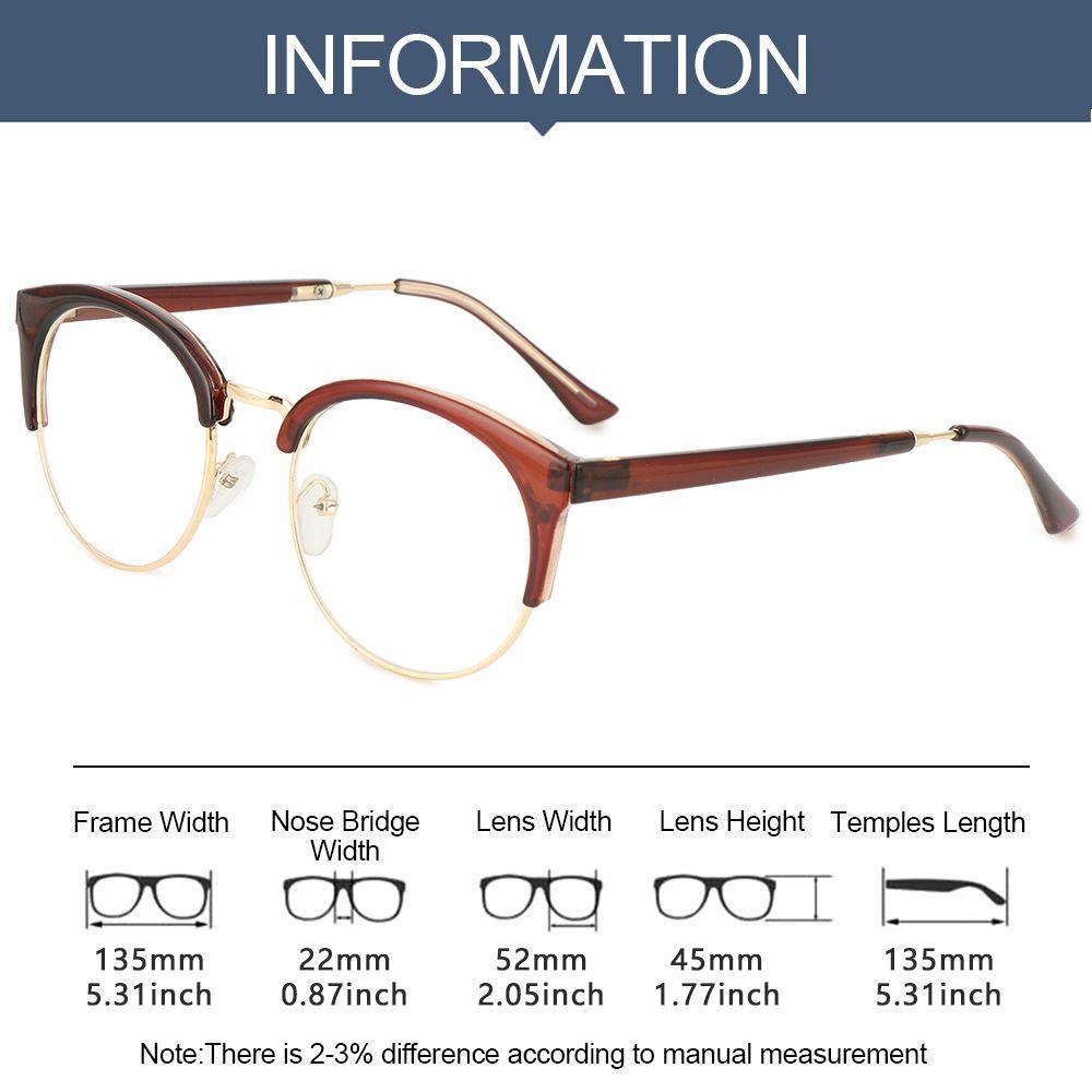 Lily Kacamata Optik Komputer Lensa Bening Vintage Eyeglasses