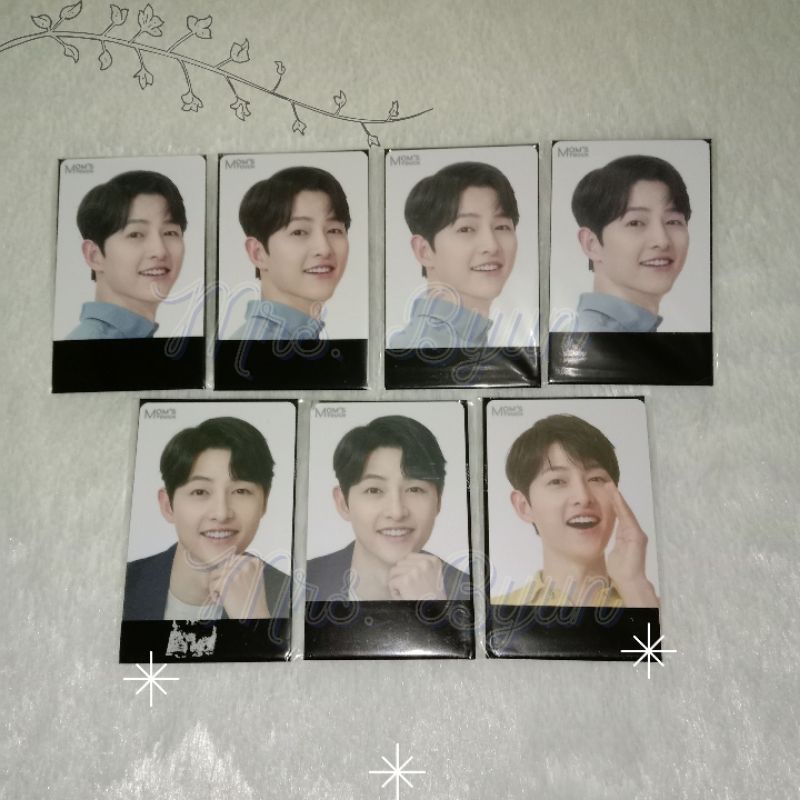 Photocard/PC Song Joong Ki