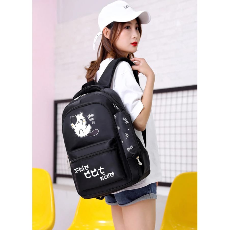 ARMELIA SHOP_TAS SEKOLAH_TAS RANSEL ANAK_KUCING BOOL