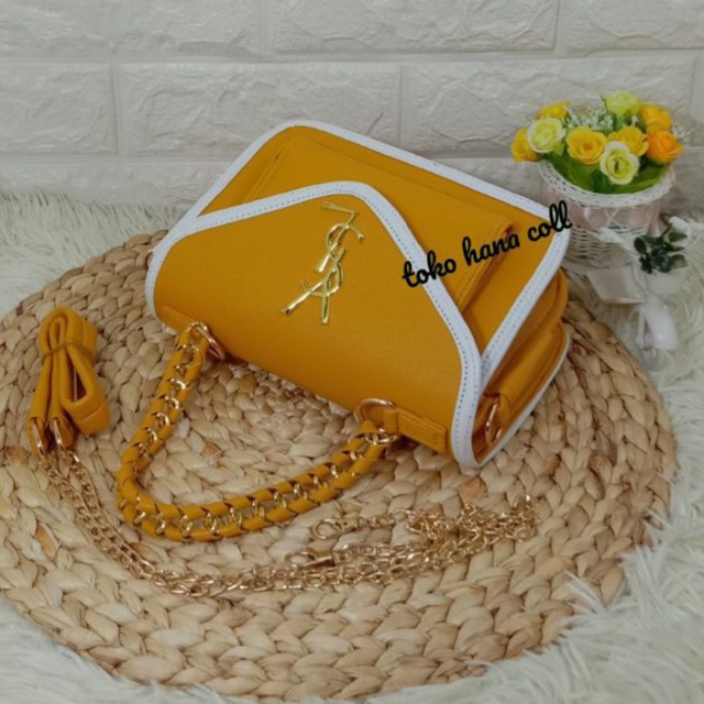 FASHION WANITA VSL /SLEMPANG WANITA TERBARU/tas tali Rante ulir/SLINGBAG