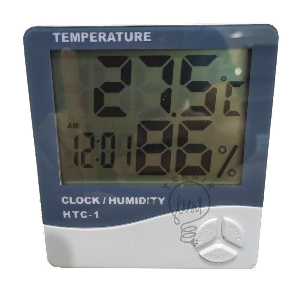 HYGROMETER TEMPERATUR PENGUKUR SUHU KELEMBAPAN UDARA RUANGAN WALET HTC-1 HTC1 HY01-J005-001-B9AA