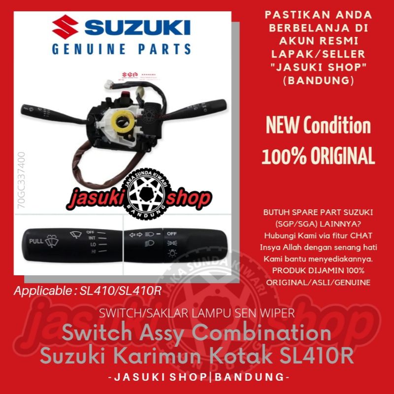 Switch Kombinasi Saklar Lampu Sen Wiper Suzuki Karimun Kotak Karko Lama SL410 SL410R Asli Ori Origin