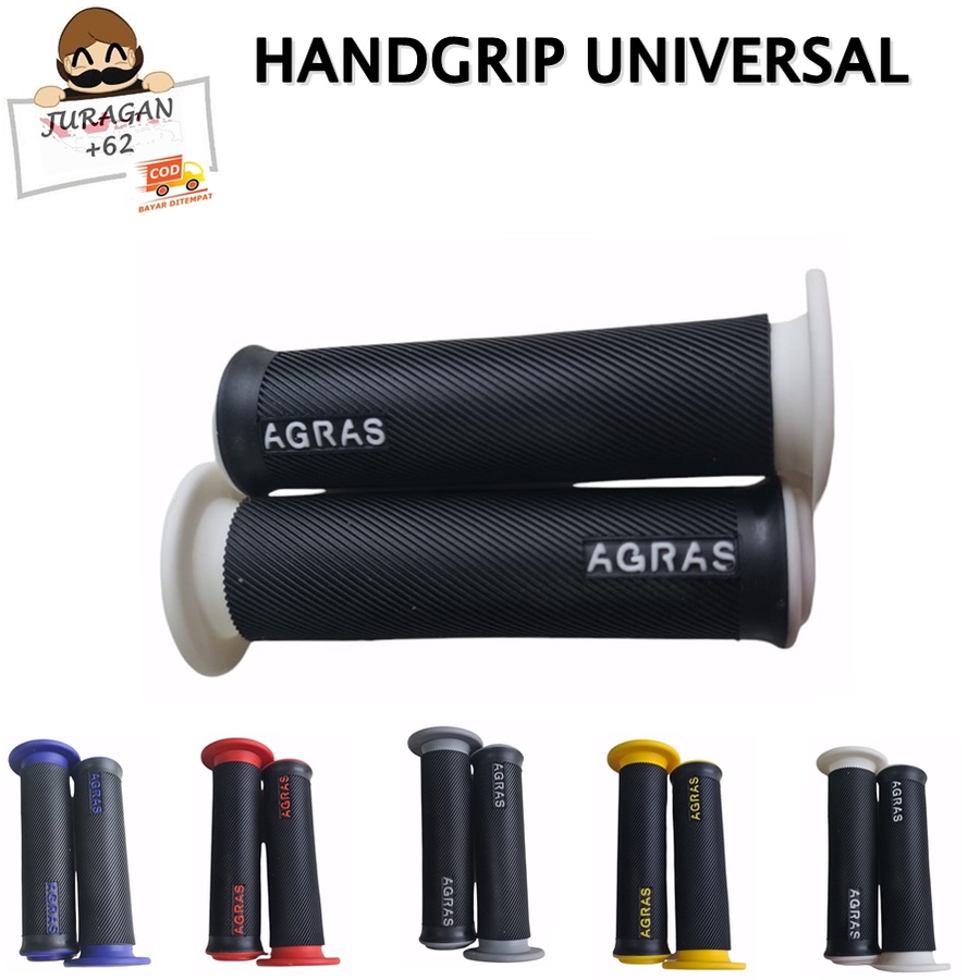 HANDGRIP HANDFAT BULU COMBINASI 2 WARNA UNIVERSAL