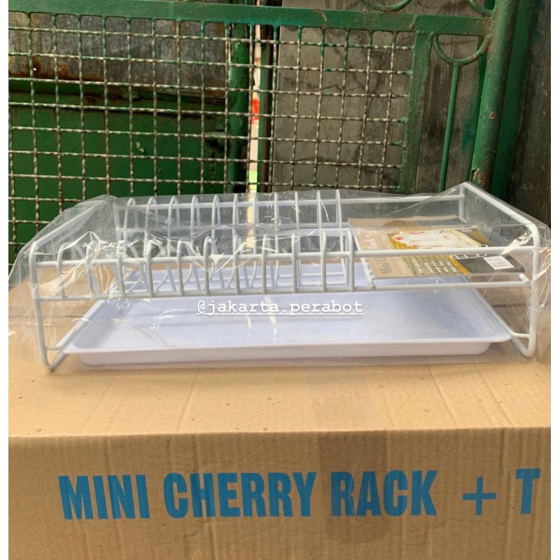 Modelline-Rak Piring Mini + Nampan / Mini Cherry Rack + Tray Anti Karat!!!