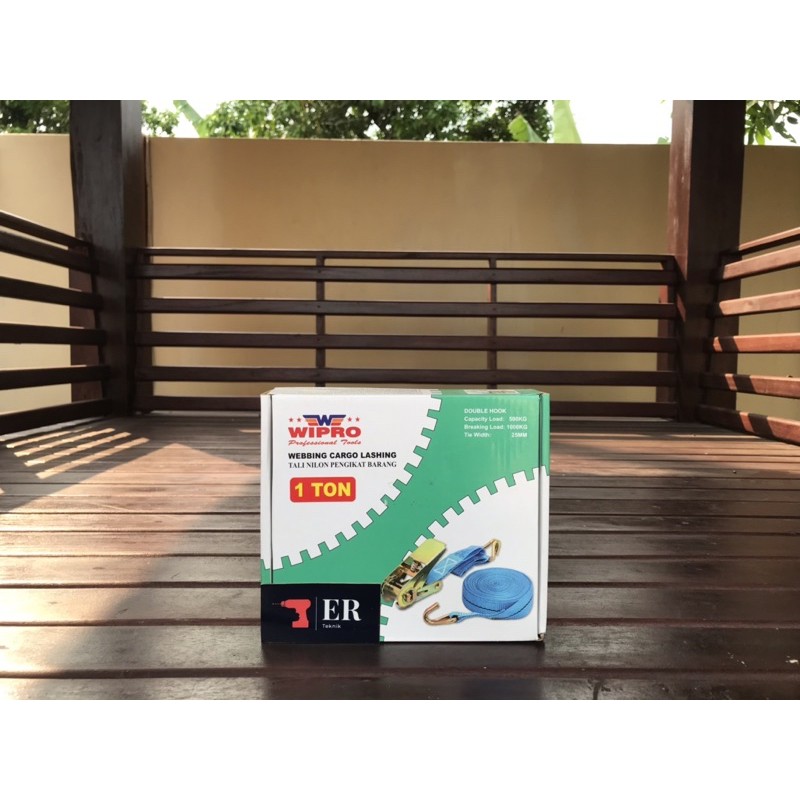Tali WIPRO 1 Ton 6m 10m webbing cargo / tali pengikat / tali miniatur / track belt / sling belt / ta