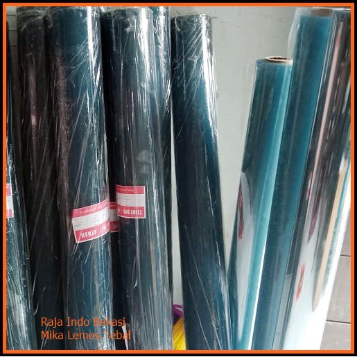 1 Roll Mika Lemes 070 - Plastik Tebal Kurang Dari 0.7 Mm Plastik Grosir Murah Karpet Terpal Bening