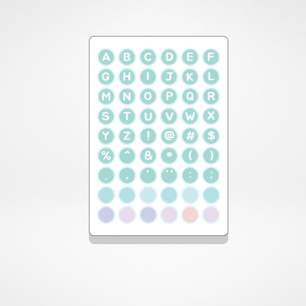 

Sticker Cute Pack Huruf Alpabet 3 For Jounal Planner