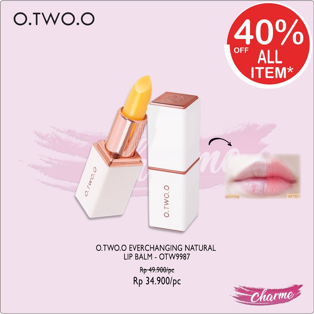 (READY &amp; ORI) O.TWO.O OTWOO Everchanging Natural Lip Balm Moisturizing Lipstick 9987