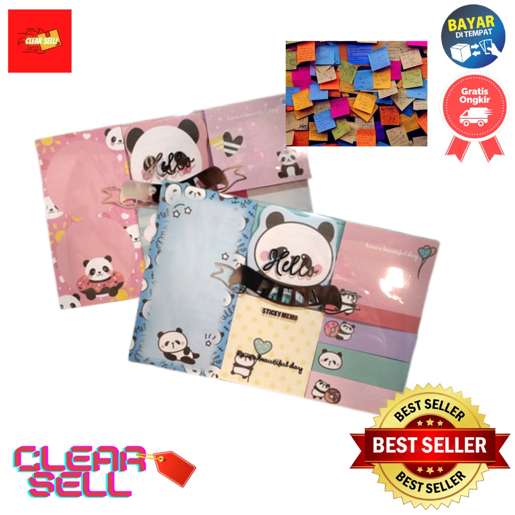 

Sticky note / Notebook / Notepad motif Cartoon panda 11030221