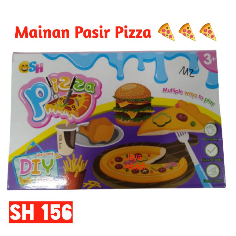 SH 156 - Mainan Pasir tema Pizza / Play Sand Pizza SH156