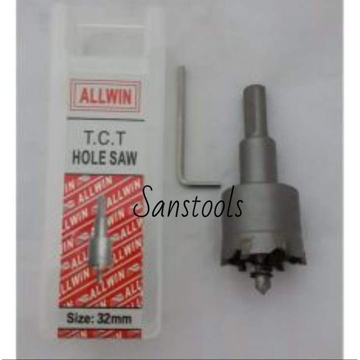 Holesaw TCT allwin 58mm mata bor hole saw stainless steel 58 mm Japan