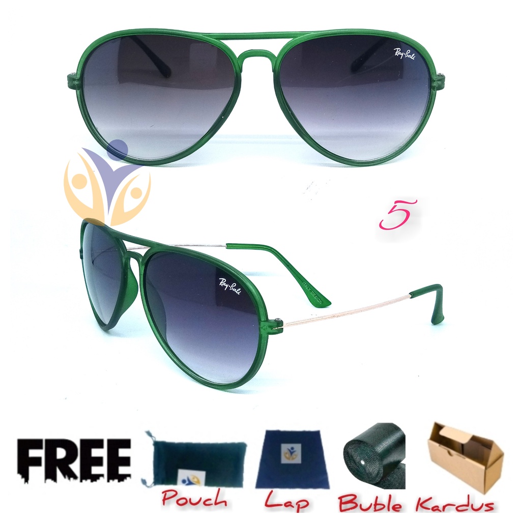 Kacamata hitam gradasi model Aviator Uv protection