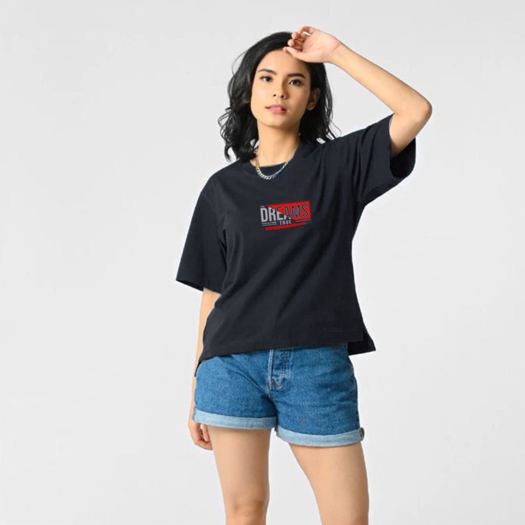 KAOS WANITA OVERSIZE JUMBO