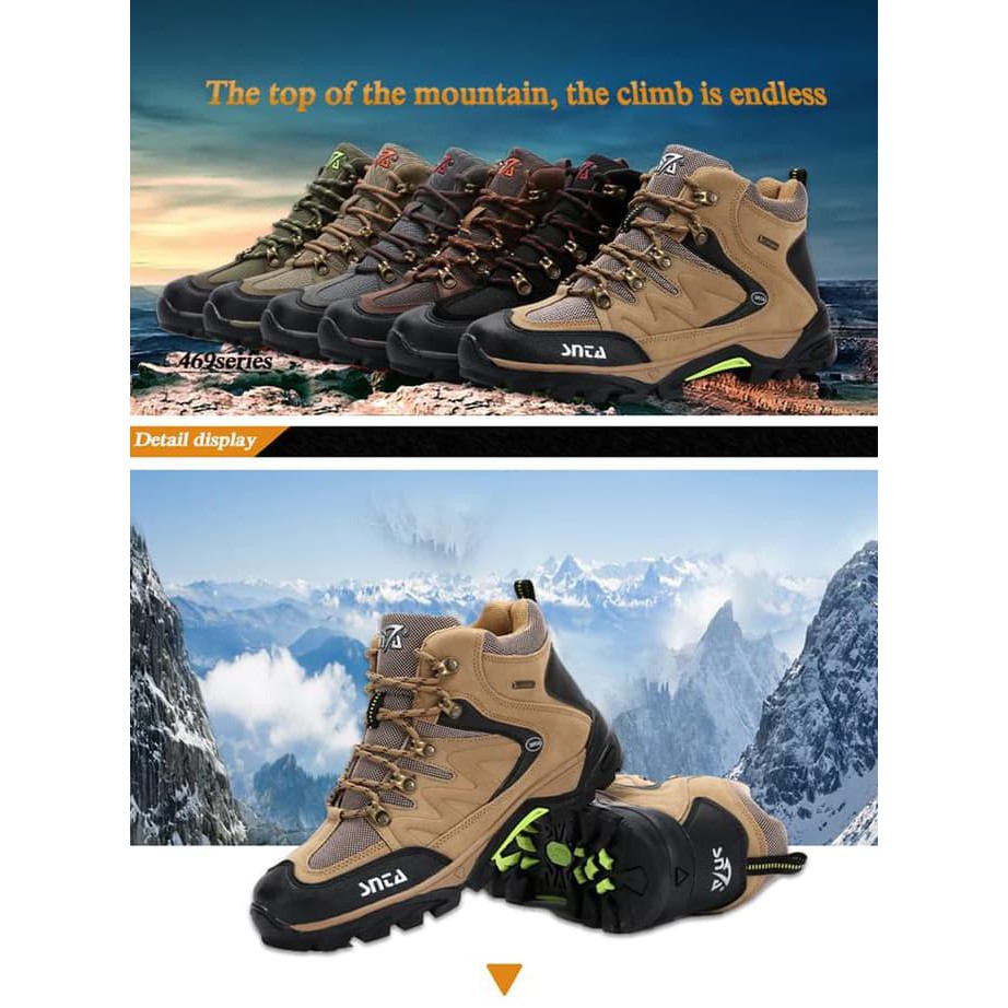 Sepatu Gunung Snta 469 Trekking/Hiking/Adventure/Outdoor Size 40 - 46