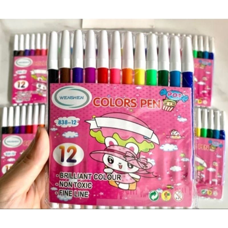 

Tokorara.id At-826 kelir air 12 warna Cat air mewarnai