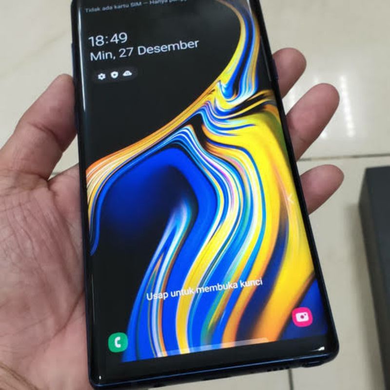 Samsung Note 9 [8/512], Layar 6.4 inchi, Resolusi Layar: 1440 x 2960 pixel, Type: Super AMOLED