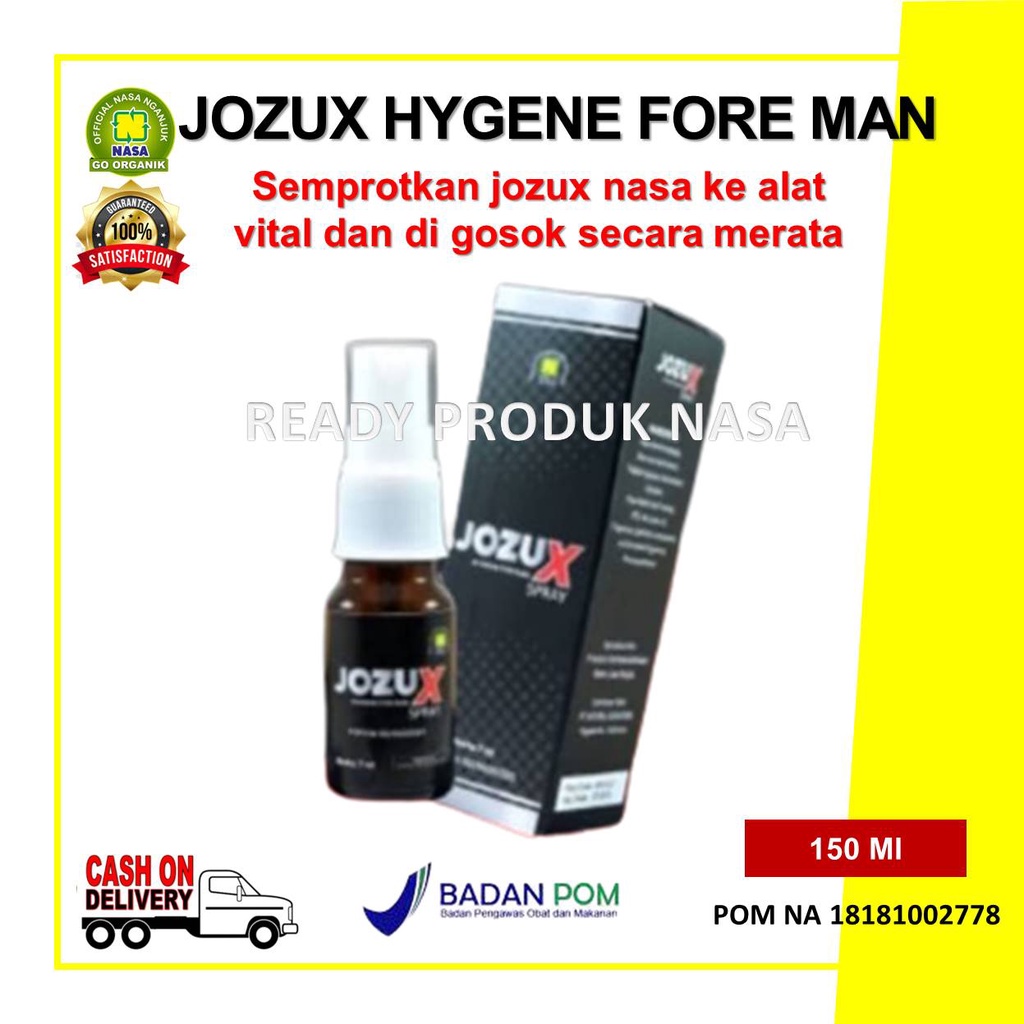 (COD) JOZUX SPRAY HYGIENE FOR MAN | JOZUX ORIGINAL NASA / Ready JozuX Spray Original Bpom