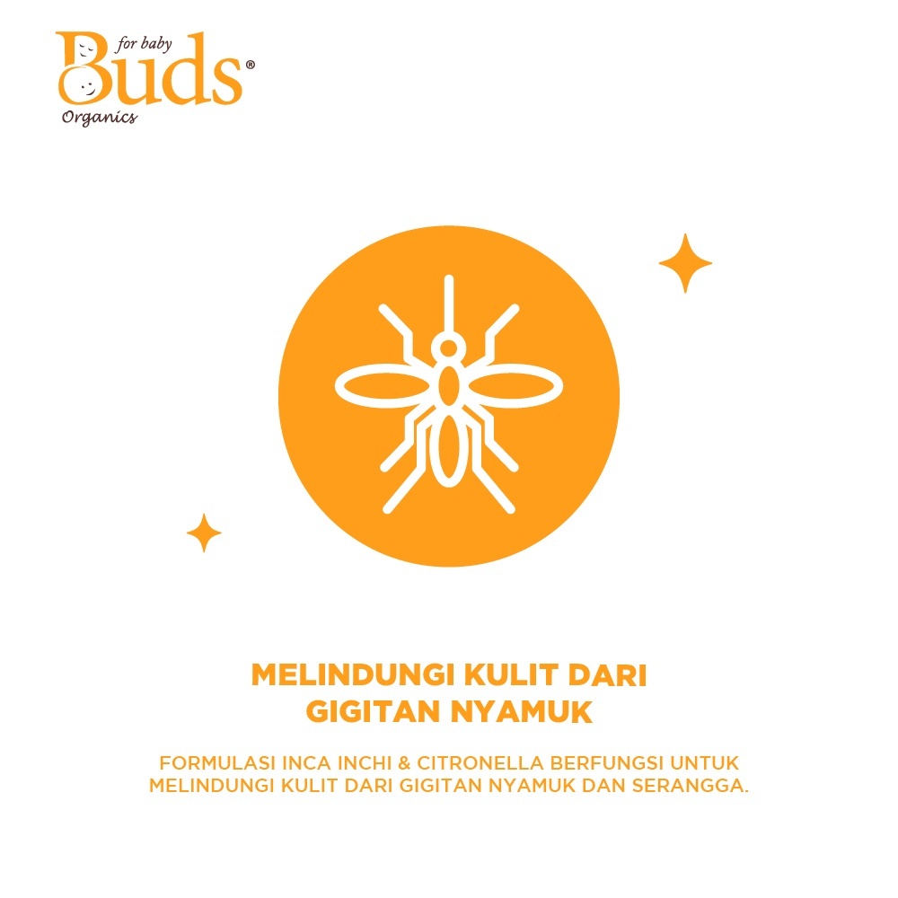 BUDS ORGANICS MOZZIE CLEAR SPRAY 100ml ANTI NYAMUK BAYI DAN ANAK