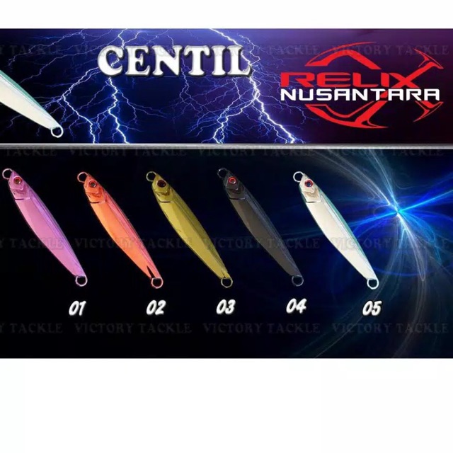 Metal Jig centil 12 gr relix nusantara