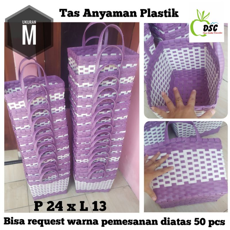 Grosir tas hajatan tas pasar souvenir tas anyaman kerajinan tas KOTA BATU harga grosir kualitas terbaik