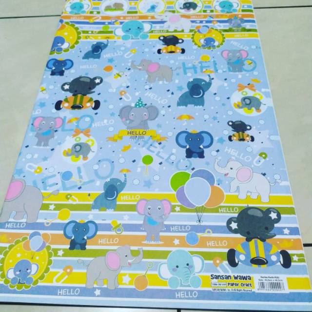 

Kertas kado Animal Sansan wawa 5197