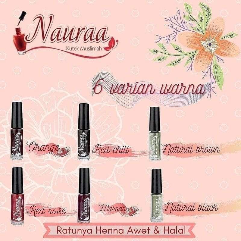 Kutek Kuku Naura Halal, Kutek Kuku Muslimah