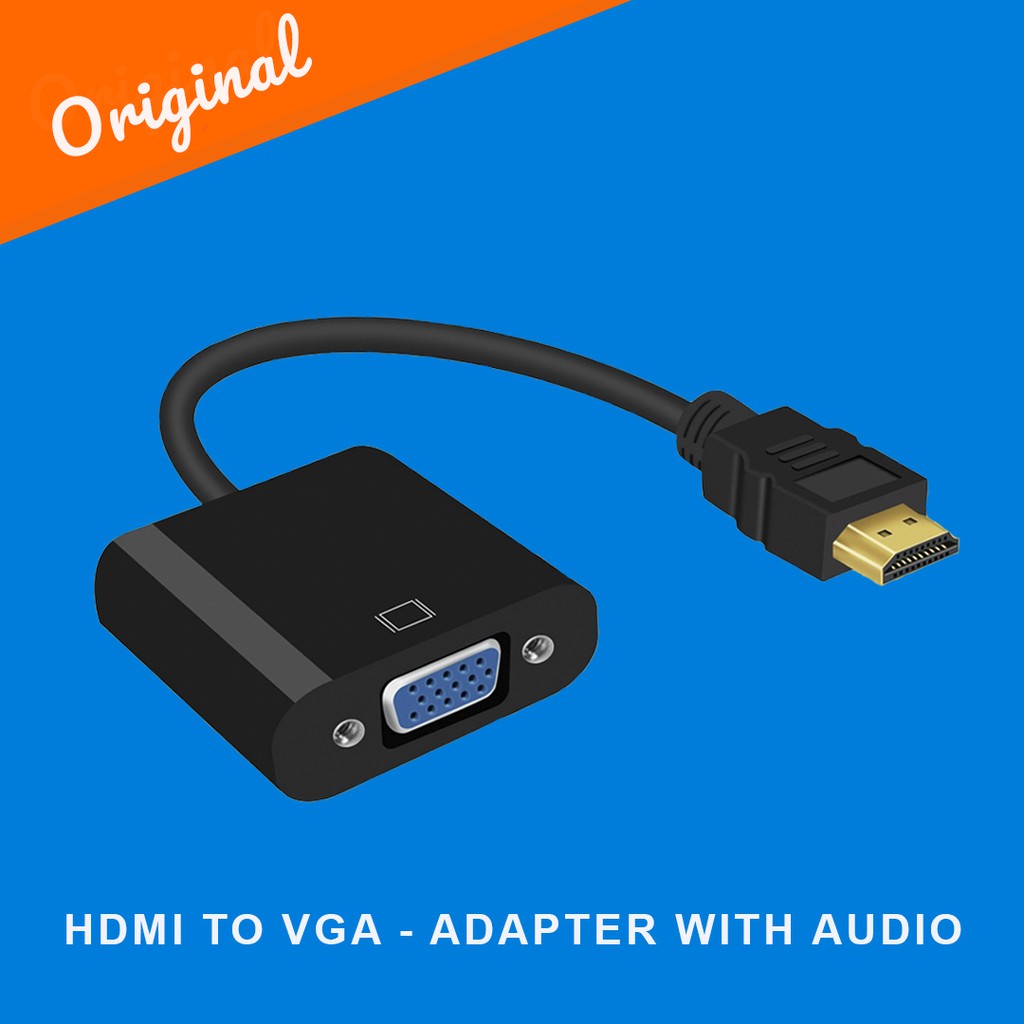 CONVERTER HDMI TO VGA KABEL HDMI TO VGA KONEKTOR HDMI TO VGA