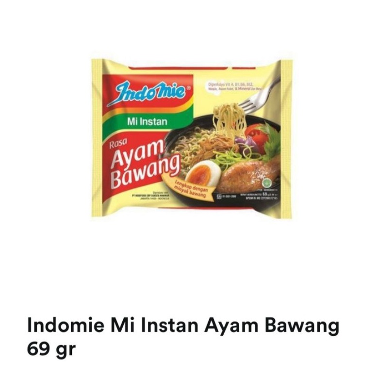 

Indomie Instan Ayam Bawang