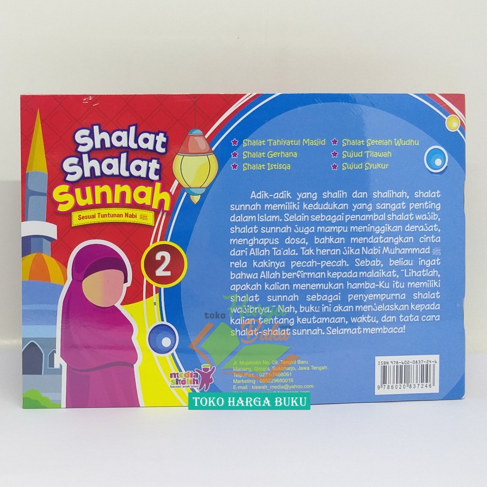 Shalat-Shalat Sunnah Sesuai Tuntunan Nabi KOMPLIT 1 SET isi 2 buku - Penerbit Media Shalih