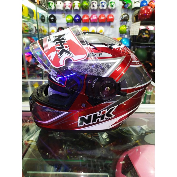 NHK HELM GP PRIME MOTIF SAMBO ROYAL RED SILVER GLOSSY | NHK GP ORIGINAL